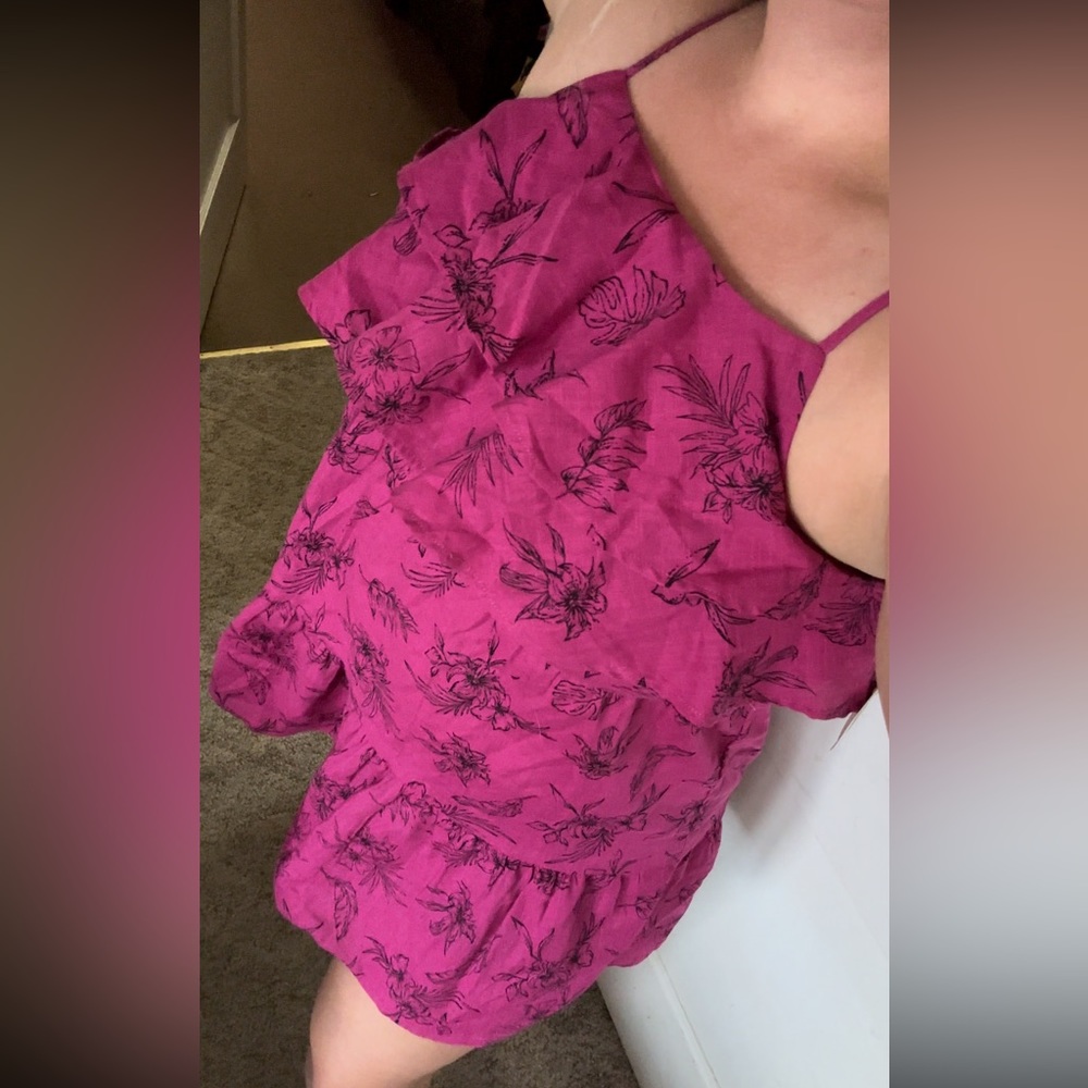 NWT XL (14/16) frilly floral dress